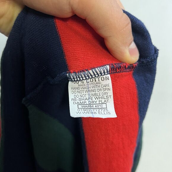 VTG University Of Oxford School Issued Crest Long Sleeve Rugby Polo Shirt 2XL - Picture 7 of 9